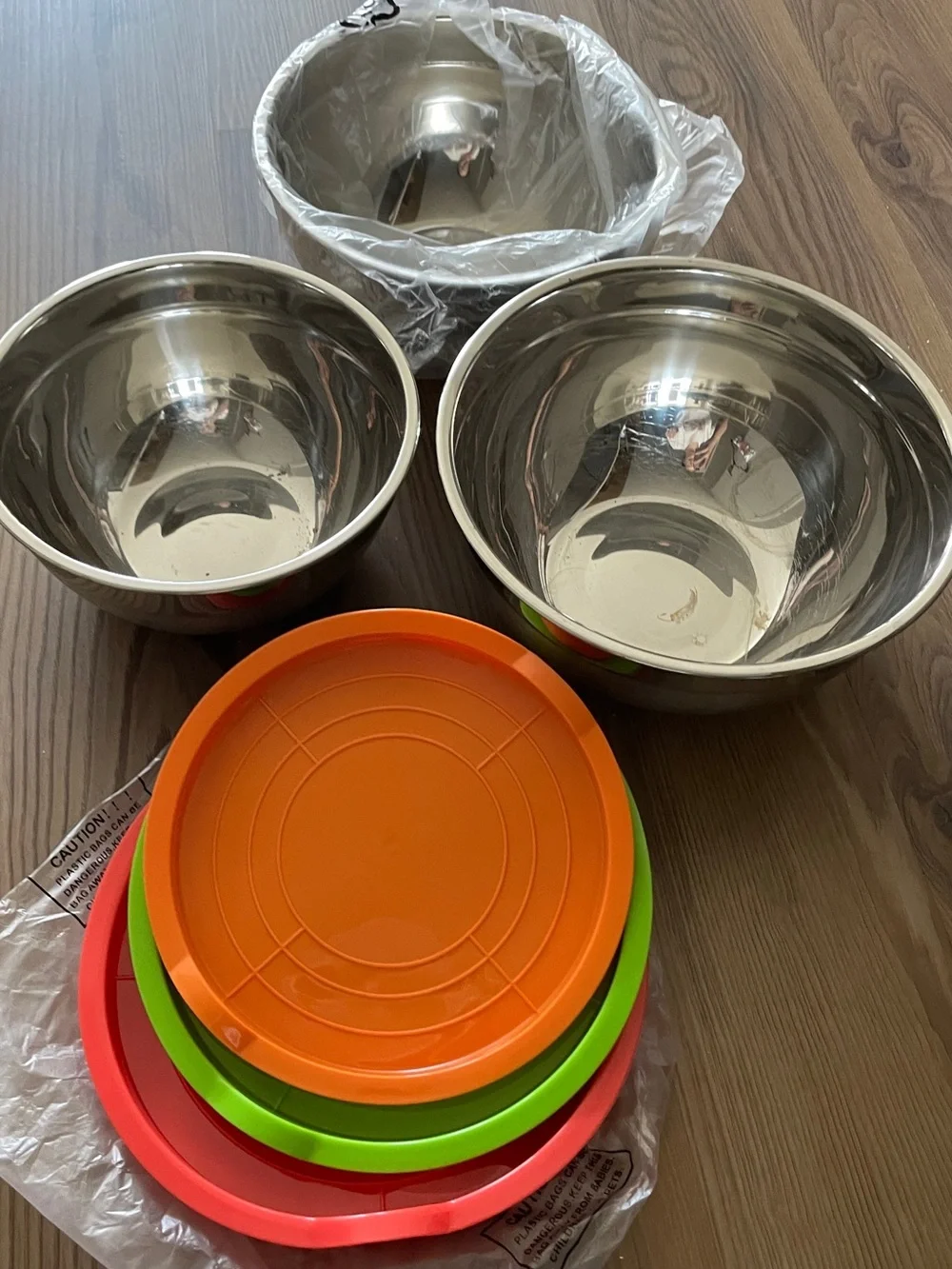 Stainless Steel Mixing Bowls with Lids